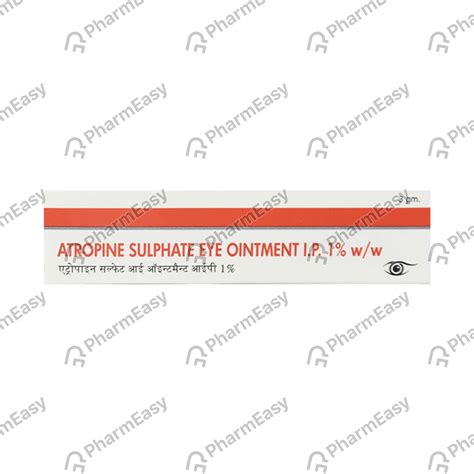 Buy Atropine 1 % Eye Ointment (3) Online at Flat 15% OFF | PharmEasy