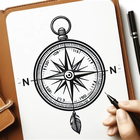 Image result for Simple Compass Arrow Sketch