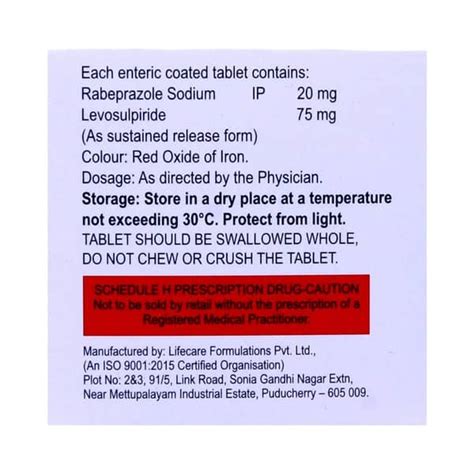 Prirab Ls Strip Of 10 Tablets: Uses, Side Effects, Price & Dosage ...