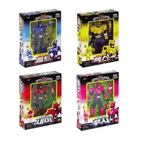 Buy SonokongMini Force Volt Sammy Max Lucy Set of 4 Korean Robot Action ...