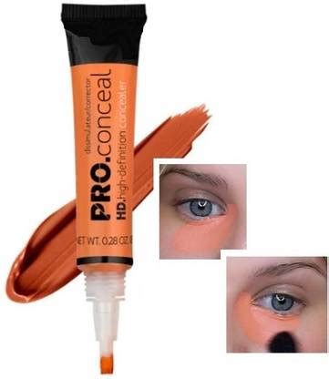 Emijun HD Pro Conceal Liquid Natural Finish Orange Color Corrector ...