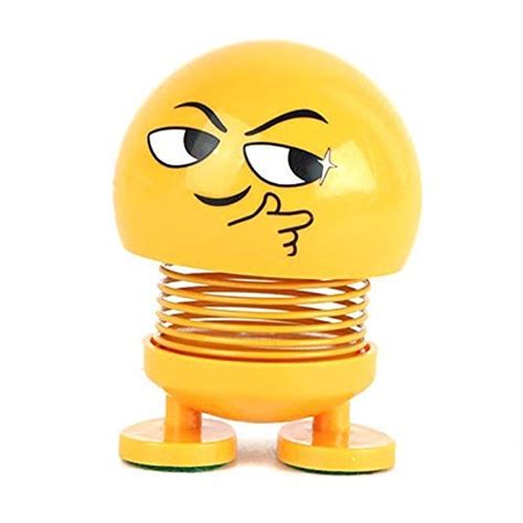 DollsnKings Emoji Figures, Shaking Head Toys, Smileys Spring Toy ...
