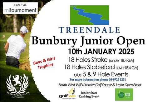 2025 Treendale Bunbury Junior Open , The Clubhouse at Bunbury Golf Club ...
