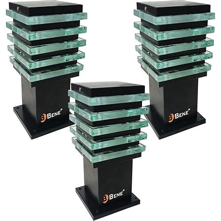 BENE Ice Cube Outdoor Lamp Black 11 Cm Pack of 3 Pc : Amazon.in: Home ...