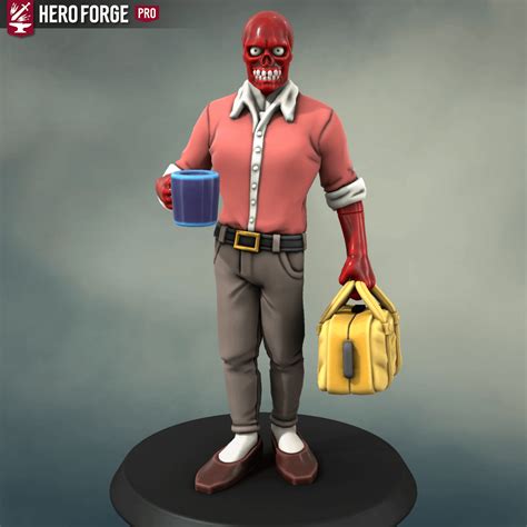 Red Death from Venture Bros. Currently out and about with his daughter ...