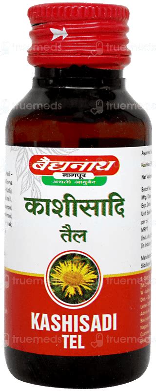 Baidyanath Kashisadi Tel 50 Ml - Uses, Side Effects, Dosage, Price ...