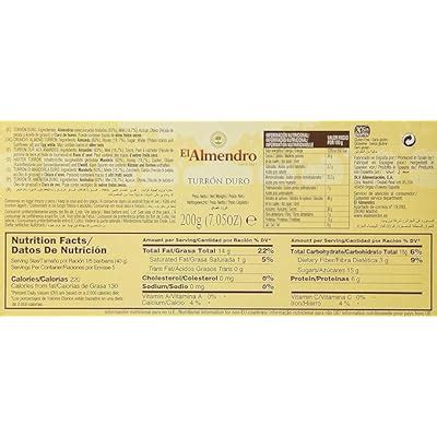 El Almendro Crunchy Almond Turron (Turron Duro) 7.05 India | Ubuy