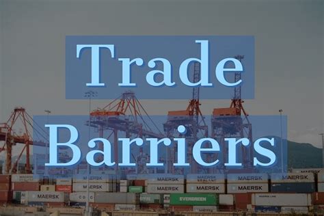Trade Barriers – Aim Institute of Economics