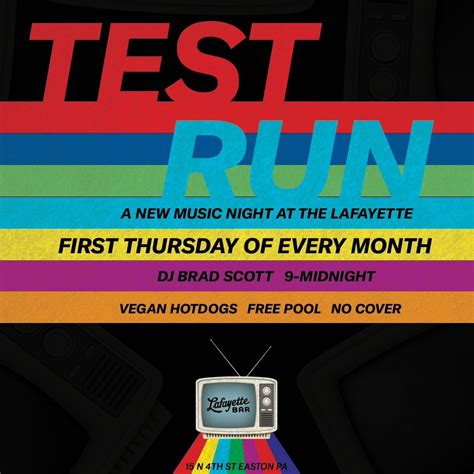 Test Run : DJ Brad Scott (Make Up Night), The Lafayette Bar, Easton, 2 ...
