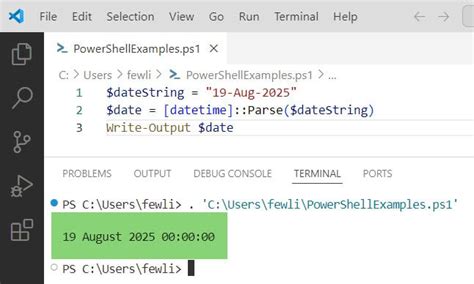 Image result for PowerShell Date Output to String
