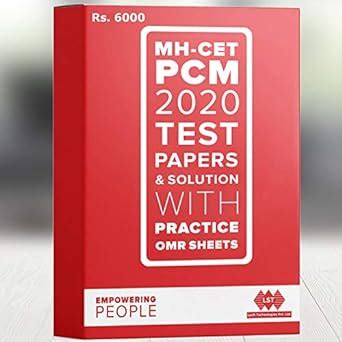 Mock Test Papers for MHT-CET 2020 for Physics + Chemistry + Mathematics ...