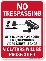 Image result for No Trespassing Signs with Gun