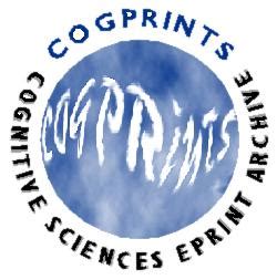 Cogprints - Welcome to Cogprints