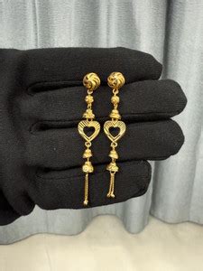 Sui Dhaga Gold Earrings - Buy Sui Dhaga Gold Earrings online at Best ...