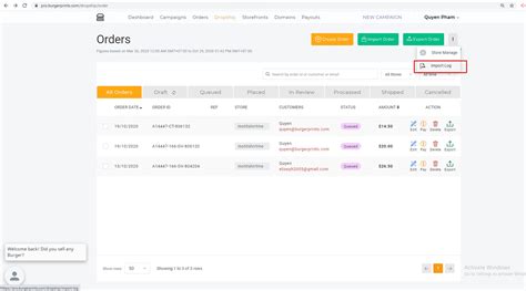 Order Sample CSV File 的图像结果