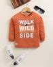 Buy Orange Sweatshirts & Hoodie for Girls by BISKID Online | Ajio.com