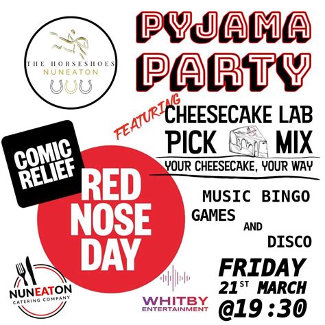 Comic Relief Pyjama Party, 2 Heathend Road, CV10 7jq, Nuneaton, 21 ...