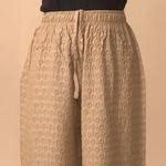 Buy Lyra by CLIQ Tan Embroidered Palazzo Online at Best Price of Rs 749 ...
