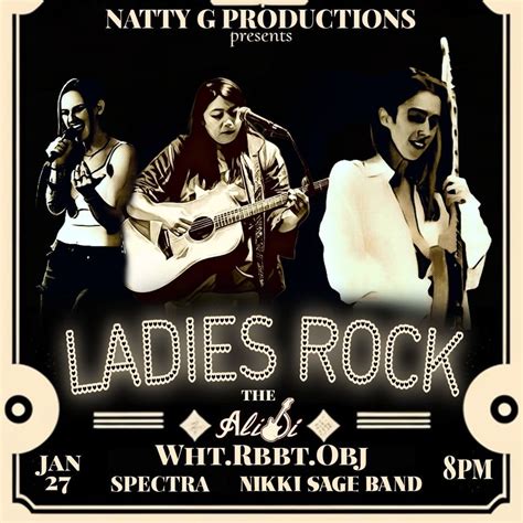 Ladies Rock the Alibi, ALIBI PUB & GRUB, Wonder Lake, 27 January 2024 ...
