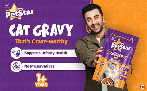 Buy Mankind PetStar Chicken Gravy Wet Cat Food for Adult Cats (1+ Years ...