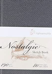 Hahnemuhle Nostalgie Sketch Book Portrait A6 (5.8X4.1 inches) 190gsm 40 ...