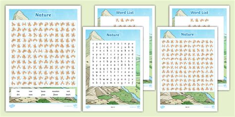 Auslan Find-a-Word Nature Activity Pack | Auslan | Twinkl