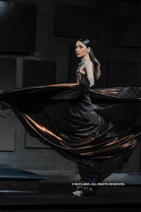 A model walks the ramp for designer Gaviin Miguel during Blenders Pride ...