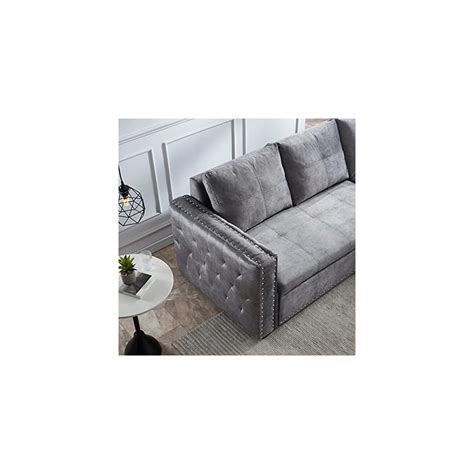 Ucloveria Reversible Sleeper Sofa Storage Chaise | Ubuy India