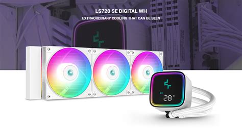 Buy Deepcool LS720 SE Digital 360MM Liquid Cooler With A Status Display ...