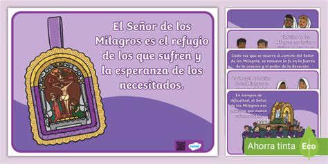 Elige tu afiche del Señor de los Milagros para niños
