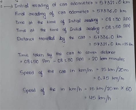 The odometer or a car reads 57321.0 km when the clock shows the time 08 ...