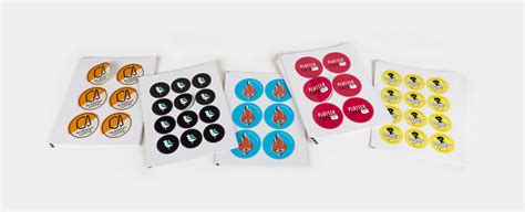Circle sheet labels - Free delivery | Sticker Mule India