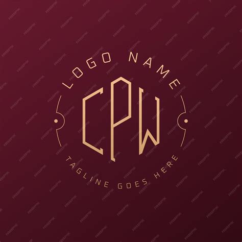 Luxury CPW Logo Design Elegant Letter CPW Monogram Logo Minimalist ...
