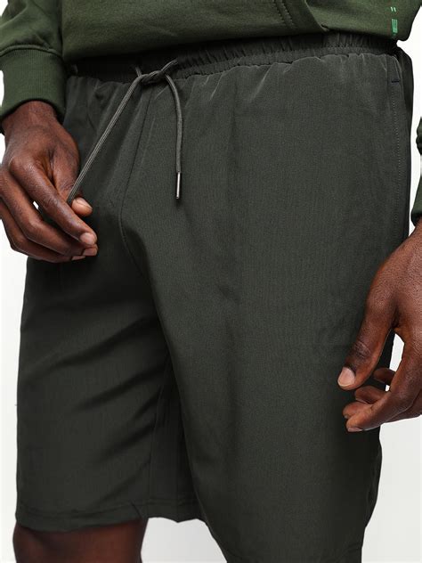 Men's Olive Solid Relaxed Fit Casual Shorts – DENNIS LINGO
