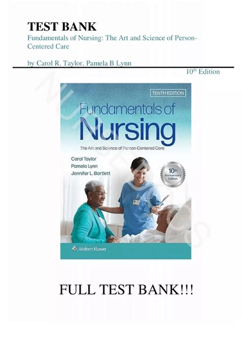 Test Bank -for Fundamentals of Nursing: The Art and Science of Person ...
