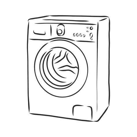 Image result for Drawing Image of Washing Machine