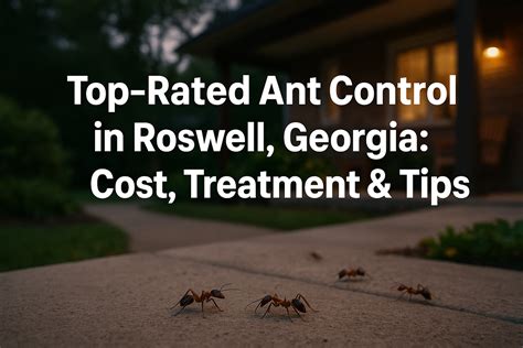 Top Rated Ant Control Roswell Georgia | Cost & Treatment