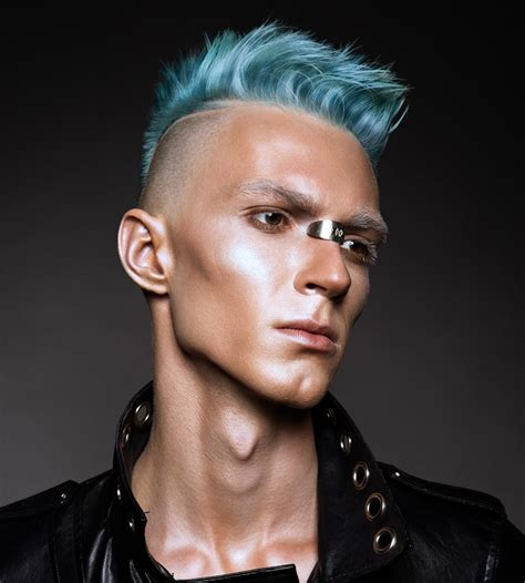 Punk Hairstyles for Men: Spikes, Mohawks, and Color