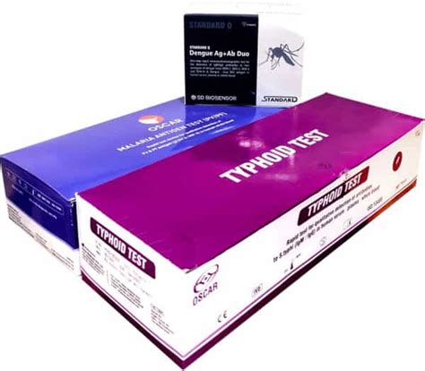 Buy OSCAR FEVER PROFILE - DENGUE DUO TYPHOID MALARIA KIT | PACK OF 150 ...