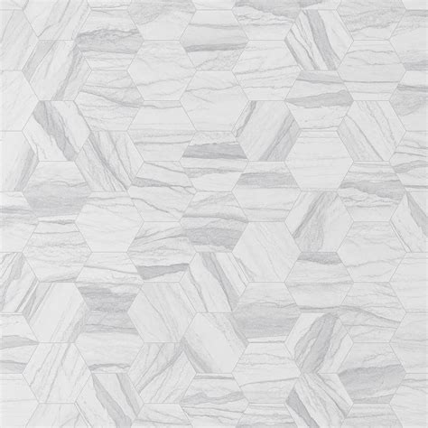Buy Macauba Hex Gray 10.15 in. x 11.41 in. Matte Porcelain Floor and ...