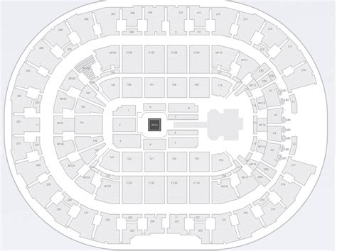 Rocket Arena Seating Chart with Seat Numbers and Rows