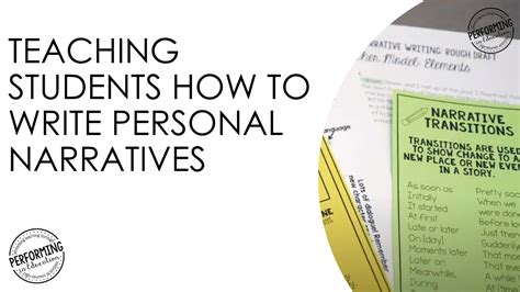 Image result for Personal Narrative Lesson