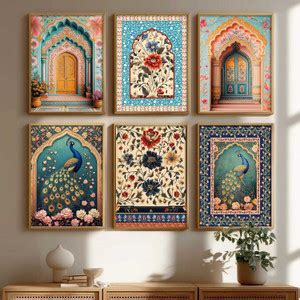 KOTART Traditional wall painting madhubani wall art for living room and ...