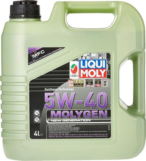 Liqui Moly 8578 Molygen New Generation 5W-40 Fully Synthetic Engine Oil ...