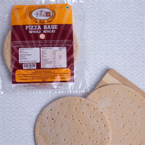 8" WHOLE WHEAT PIZZA BASE – The Bake Shop