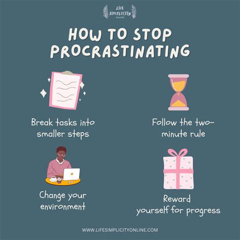 How to Stop Procrastinating and Get Things Done | Life Simplicity Online