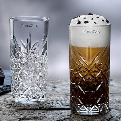 Buy PrimeWorld European Crystal Glass Lead-Free Timeless Water Tall ...