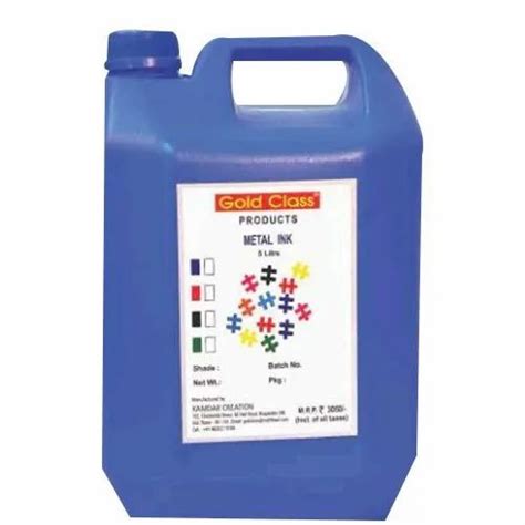 Metal Ink - Gold Class 450 ml Metal Ink Manufacturer from Bhayander West