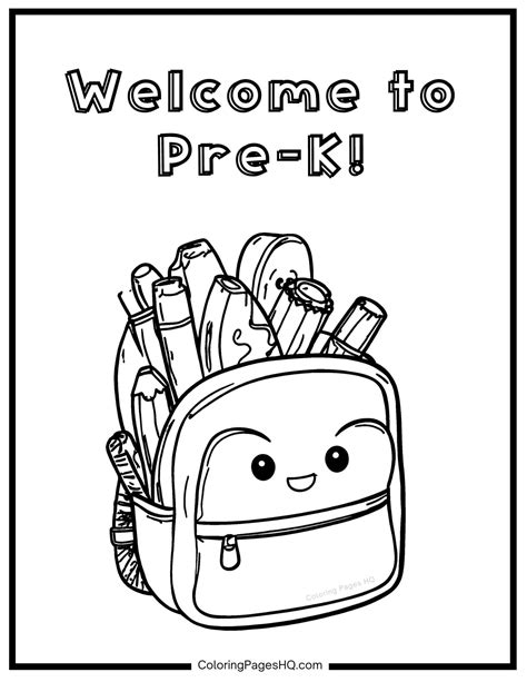 Welcome to School by Grade Coloring Pages (Free PDF Printables ...