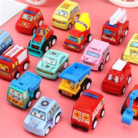 Exciting Pull Back Mini Car Models - Fire Truck & Engineering Vehicles ...